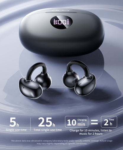 Acer 2025 new model back-to-school season TWS Wireless Headset Heavy Bass Stereo + Talking Noise Cancellation Ultra Long Lasting Sports Running hanging ear Low Latency Gaming Mode HIFI Audio Lightweight Touch Design Stylish D
