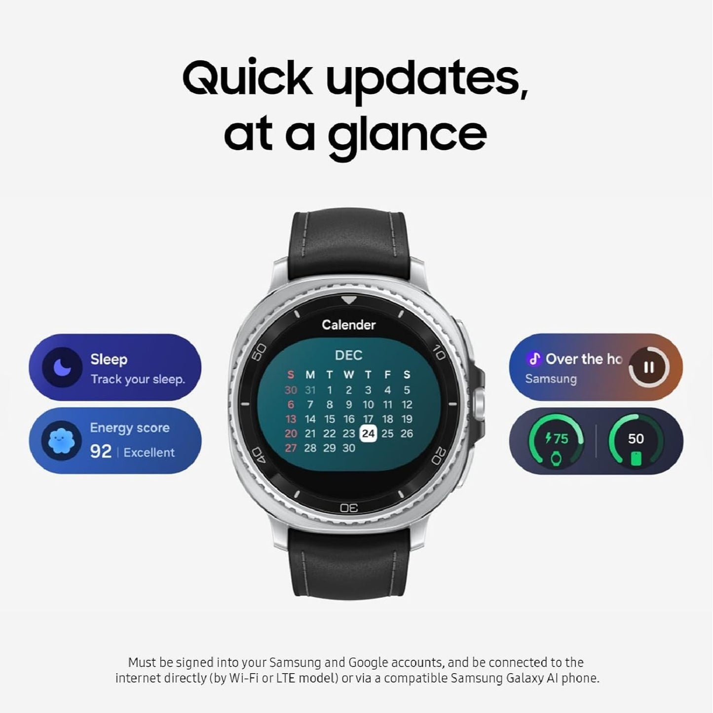 Samsung Galaxy Watch 8 Classic (2025) 46mm Bluetooth Smartwatch, Cushion Design, Rotating Bezel, Quick Button, Sleep Coaching, Running Coach, Energy Score, Black