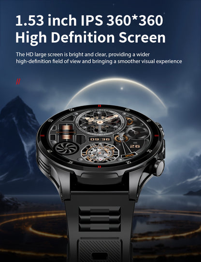 [SUNKTA Smart Watch] SUNKTA Smart Watch for Men Women | 1.53" Full Touch Display, Long Range Flashlight, Wireless Calls, 100+ Activity Modes, Call & Message Alerts, 290mAh Large Battery, Fitness Tracker, Compatible with iPhon
