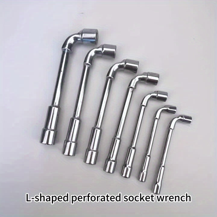 8pcs L-Shaped Socket Wrench Set, Metric 6-19mm L-Shaped Hex Key Set, L-Shaped Double-Ended Socket Wrench, Suitable for Automotive Maintenance, Construction, Furniture Care and Maintenance, Daily Maintenance