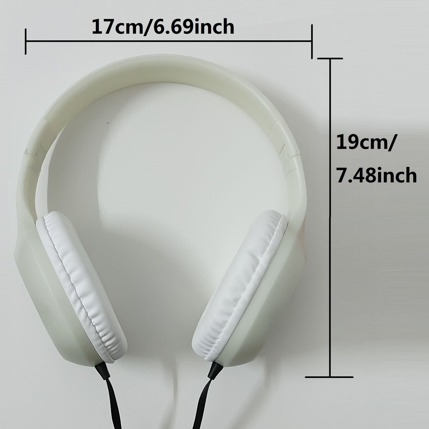 5 PACK Getgold High Quality Moonlight Wired Classroom Headphones, School, Airplane, For Online Learning And Travel, Student On Ear Comfy Fold Earphones For Library, HQ Stereo Sound 3.5mm Jack 5FT Flat Wire, Designed To Be Ful