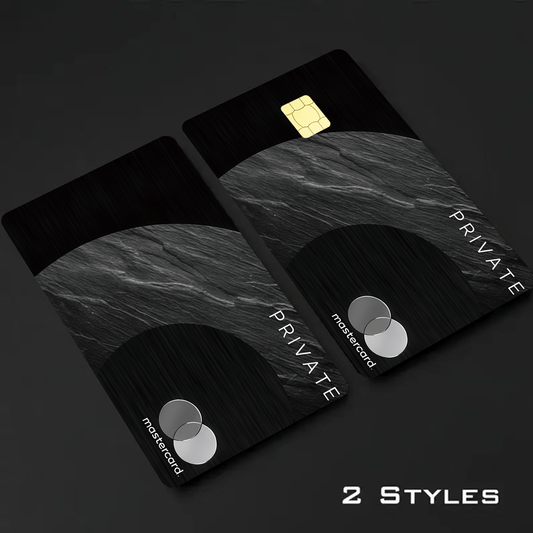 1 Set of 2 High-End Minimalist Fashionable Black Textured Dark Background Credit Card Beige Sticker Pack, Self-Adhesive Durable Scratchproof Anti-Slip Privacy Decals Made from PVC Materials, Suitable for Various Uses Includin