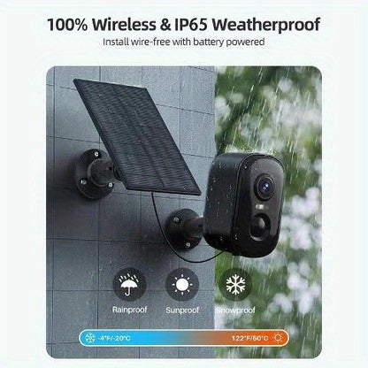 Halloween Special Offer! Wesecuu Solar Camera Security Cameras Wireless Outdoor Indoor for Home Security Camera, Supports 5G&2, 4Ghz Wifi, Smart Phone App Surveillance Camera System Outside, Pet Camera Cat Dog with Audio And