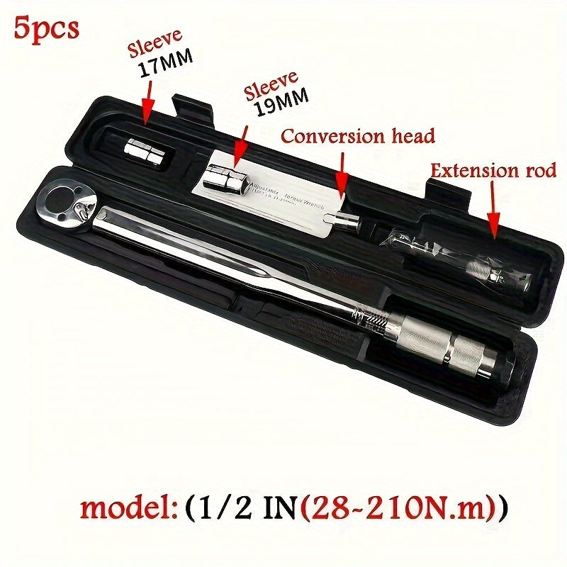 NEW Torque Preset Torque Wrench Multifunctional Multipurpose Torque Tool Kit for Mobile Phone Repair and Auto Repair, Portable Torque Wrench, Mobile Phone Repair Tool, Sleek Metallic Finish, Robust Construction