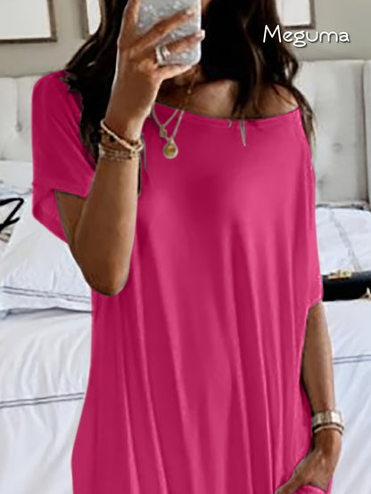 Women's Elegant Long Dress - Soft Breathable House & Outdoor dress, Loose Fit Maxi - Machine Washable Everyday & Formal wear - All-Season Women's Clothing, Skinfriendly Fabric