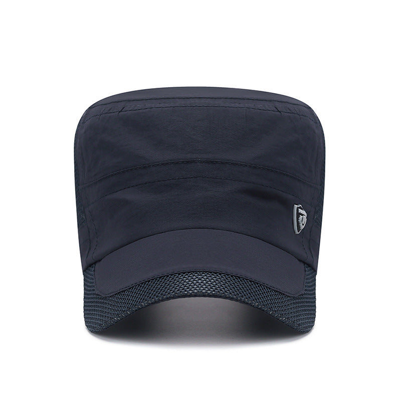 2pcs Men'S Quick-Dry Sun Protection Hats - Breathable Mesh, Lightweight, Adjustable Buckle Closure, Ideal for Outdoor Activities, Outdoor Protection Gear | Stylish Headgear | Lightweight Hat