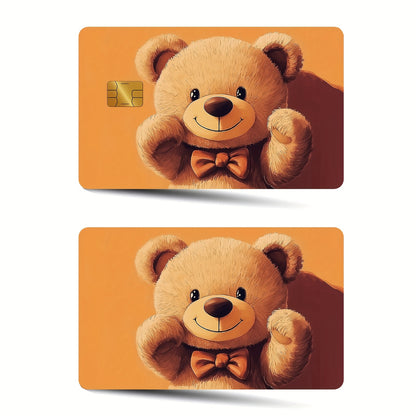 Set of 2 Car Stickers with a Shiny Finish, Ultra-Thin Vinyl Skins That Leave No Residue, Suitable for Credit Cards, Debit Cards, Transit Cards, Key Cards, Skin Protection, And Bank Cards; These Ultra-Thin Stickers Are Waterpr