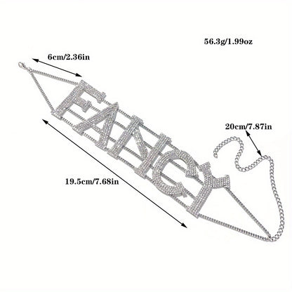 Hip Hop Multi-layer Necklace FANCY Letter Necklace Ins Sexy Exaggerated Collar Collar