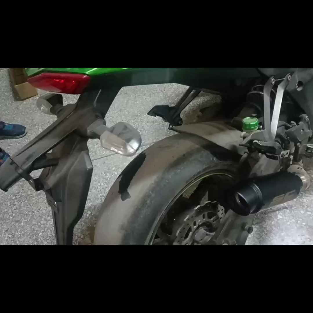 [Stainless Steel Pipe] 1pc of oblique stainless steel motorcycle exhaust pipe, high temperature resistant, suitable for most motorcycles (caliber 51mm)