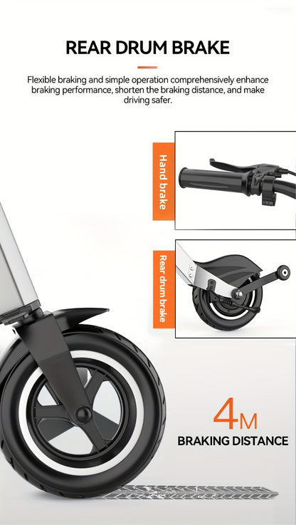 2Wheels 10'' Tires Electric Scooter 36V 7.5AH Battery 250W Motor 15Mph 15Miles, Electric Scooter for Women, Scooter Electric Fast, Scooter, Electric Scooter with Seat, Lastmile Transport, Urban Commuting, Modern Mobility, Por