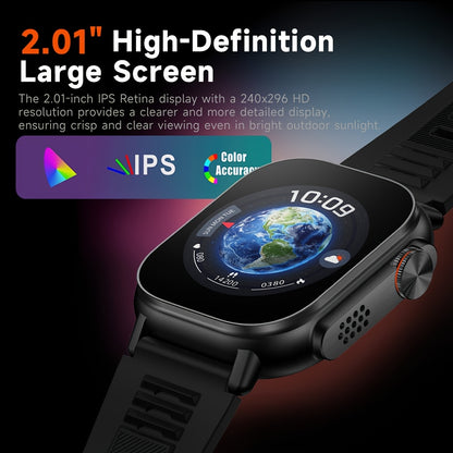 LIFEBEE New Smart Watch Full Screen Smartwatch Wireless Calling with Automatic Motion Recognition 100+ Sports Modes, Sports Watch 630mAh USB Rechargeable Battery, Step Counter, Compass Ideal for Outdoor Enthusiasts, Men & Wom