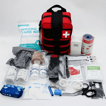 ROORUNS 152/ 338pcs Adventure Essentials Kit - Emergency Preparedness Set for Hiking, Car Travel & Family Safety, Survival Tools with Compact Medical Suitable for Camping and Adventure - The Perfect Gift for Both Men and Wome