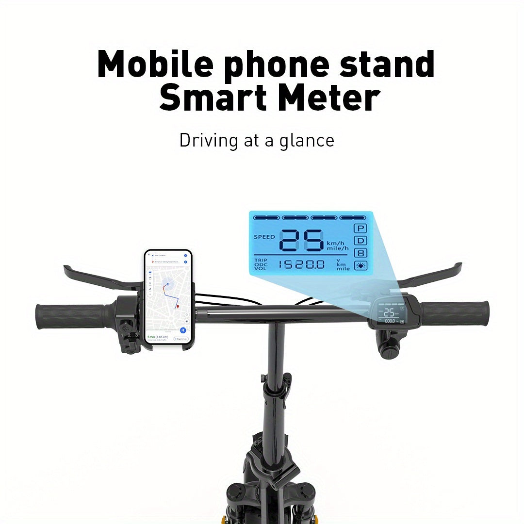 Foldable Electric Bike for Adults & Teens, M1 700W Ebike, 48V 20Ah Removable Battery 32km/h, LCD Display, Perfect for Back to College, Dual Disc Brakes, Commuting, Camping And Giving (Fall Deal)