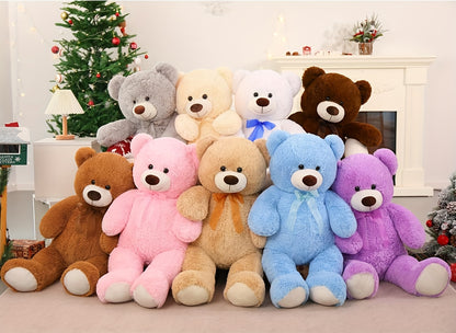 MorisMos Giant Teddy Bear Stuffed Animal 3 Ft, 36 In Large Teddy Bear For Shower Decor, Soft Big Stuffed Animal Plush Toy For Kid Birthday Christmas Girlfriend Valentines Gift, Beige/Cream