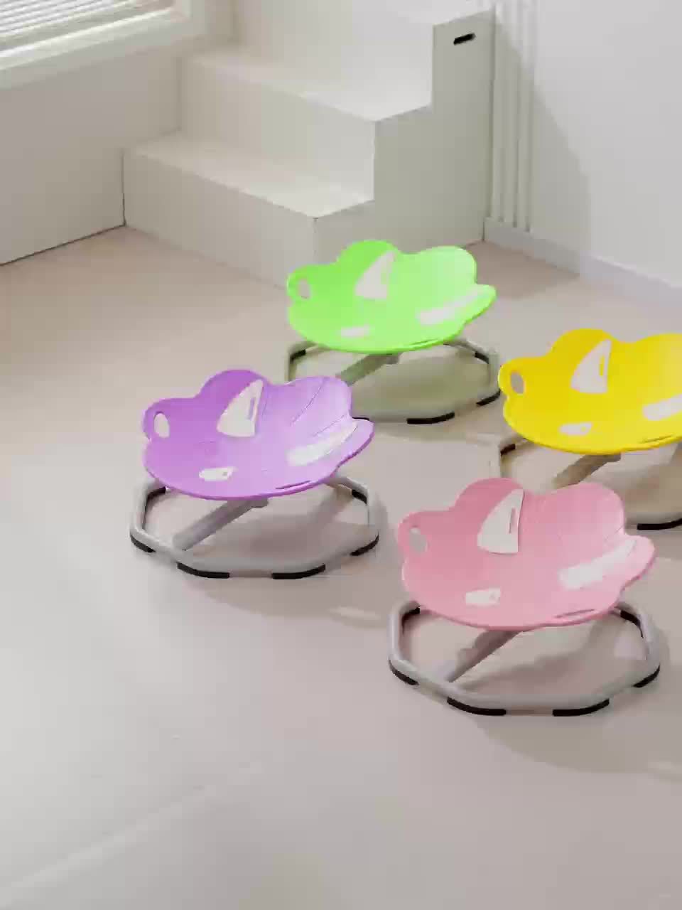 Kids Sensory Spinning Chair for Autism Ages 3+, Sit And Spin Swivel Chair for Kids with ADHD, Sensory Chairs for Autistic Children, Sensory Toys for Motion Sickness, Balance Training, Sensory Stimulation, Smooth Spinning Mech
