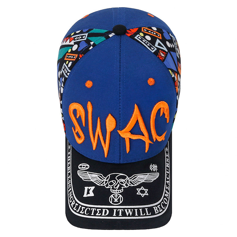Korean-style Baseball Cap | Casual Fashion Letter Embroidery, Outdoor, Breathable Adjustable Unisex Snapback Cap for Men and Women