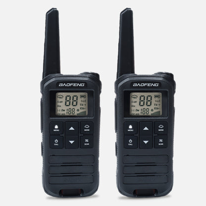 BAOFENG FR-22A FRS Two-Way Radio for Adults - Long Range, USB-C Charging, Rechargeable, NOAA, Flashlight, 1.5-3km Range, 36V Operating Voltage, ABS Material, Business Frequency, Outdoor Communication, Sleek Design, Durable Co