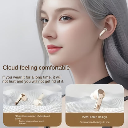 TWS Wireless Headphones Headphones Earbuds - Unrivaled true wireless freedom ergonomic design for ultimate comfort HIFI sound with Bass, ACC Stereo HD Calling and - Compatible with Android and iPhone, ideal for sports and mus