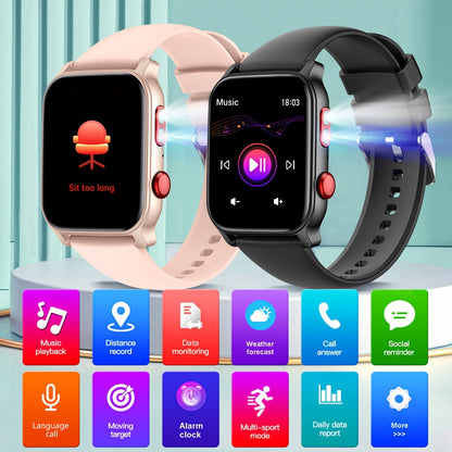 Professional, Hand Washing, Swimming, Rainy Day Travel, 5.0 Wireless Calling, Answer and Make Calls Anytime, Anywhere. 300mAh Long Battery Life, Supports Multiple Languages, Tracks Fitness Data with Precision in Various Modes