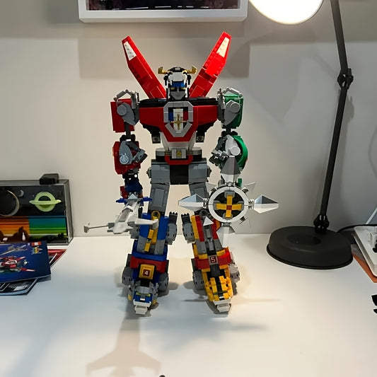 2321pcs VoltronUltimately IDEAS MOC Building Blocks Set - 5-in-1 Transforming Robot & Lion, with Poseable Arms, Head, Chest, Shoulders, Legs - Compatible with other major building blocks - Advanced Construction Set for Adults