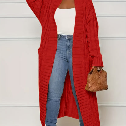[Cardigan Sweater] Plus Size - Plus Size Cardigan Sweater A23A062