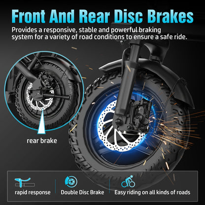 Two Options Available: Z6 48V Electric Bicycle & K8 36V Electric Scooter | 500W Dual Motor | 19MPH Speed | Folding Design+Removable Basket | Available in Both Sitting Positions/ Single Seat | Turn Signal Functionality | UL Ce