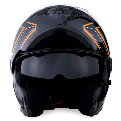 MOTORCYCLE MODULAR FULL FACE HELMET FLIP UP DUAL VISOR HELMET