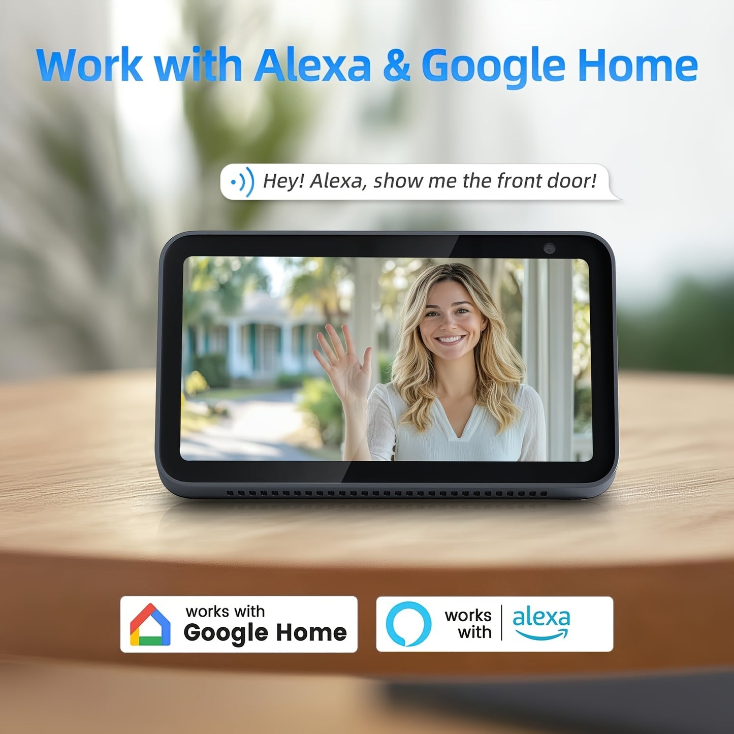XTU Doorbell Camera Wireless No Subscription, 2K Video Doorbell With Chime, Front Door Camera, 2-way Audio, Instant Alert, Human Detection, 2.4G WiFi, Night Vision, Battery Powered, Apartment/Indoor/Outdoor Security