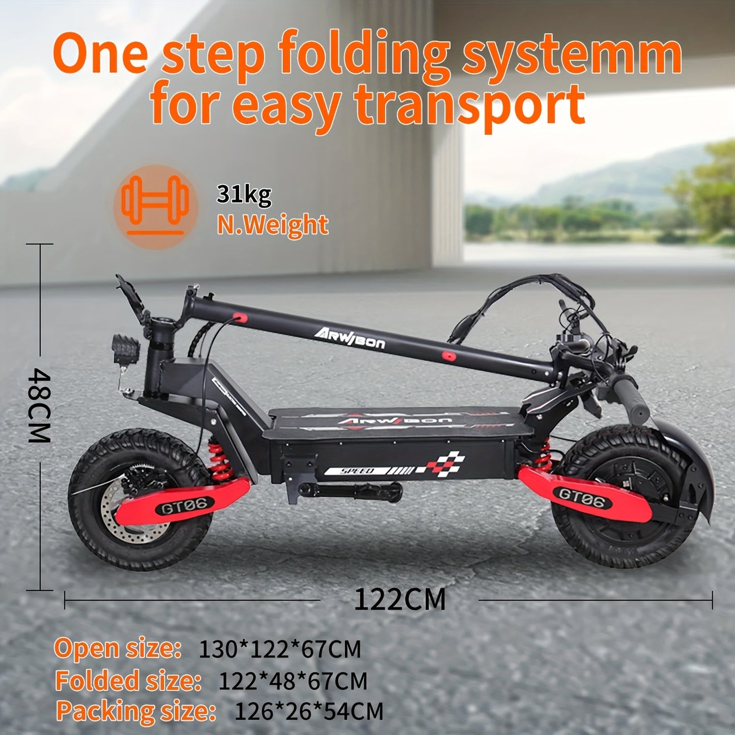 Adult Electric Scooter, Electric Commuting Scooter, Range Of 28 Miles, 749W Motor With 19.9HPH Dual Braking System And Shock Absorption, 11 Inch Off-road Tire Folding Electric Scooter With 48V13/23AH Three Levels Equipped Wit