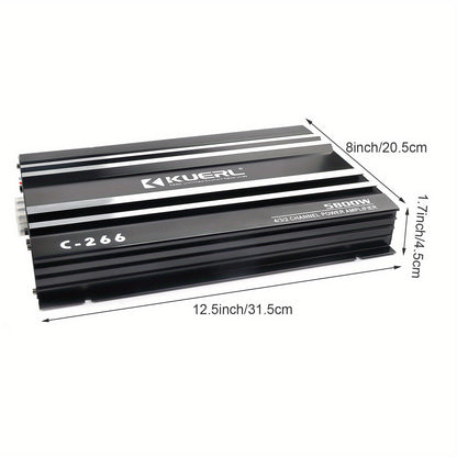 4 Channel Power Amplifier Stereo Audio Super Bass Sub Woofer Amp 12V