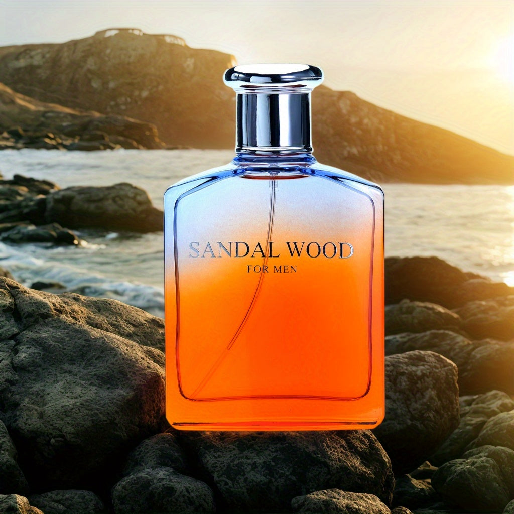 Men's Eau de Toilette, 3.4 ounces - amber. Citrus, pepper and lavender aromas. Bpa-free. Long-lasting fragrance. Suitable for daily use and special occasions