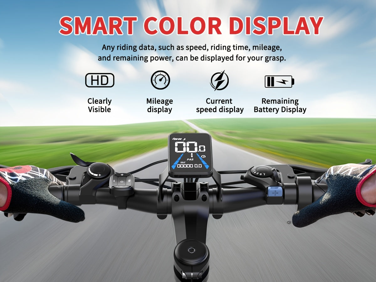 Mountain Electric Bicycle, Battery Can Be Sold Separately, 500W (peak 740W) Silent Motor, 26 Inch Tires, Power Brake, Alloy Frame, 20MPH, Additional Mudguard, Equipped With Front Plug And Lighting System