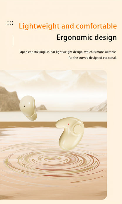 2 Pairs Of In Ear Wireless Wireless Earbuds, Invisible Mini Sleep Earbuds, Long Battery Life, Comfortable To Wear, High Fidelity Sound Quality, Intelligent Noise Reduction, Bass Loop, Touch Control, Digital Display Screen, Of
