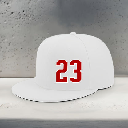 1pc Unisex Streetwear Baseball Cap with Bold 23 Geometric Print - Adjustable Snapback, Lightweight Breathable Fabric for Outdoor Sports & Casual Wear, Versatile Headwear, Everyday Accessory, Snapback Style, Comfortable Fit, f