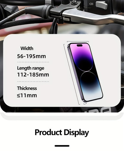 [Riding Phone Bracket] Outdoor Riding Bracket, Motorcycle Mobile Phone Navigation Bracket, Can Rotate 360°, Shock Absorption And Anti Shake, Electric Bicycle Takeaway Bracket, Car Delivery Knight Special Fixed Bracket, Multi