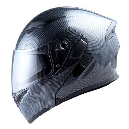 MOTORCYCLE MODULAR FULL FACE HELMET FLIP UP DUAL VISOR HELMET