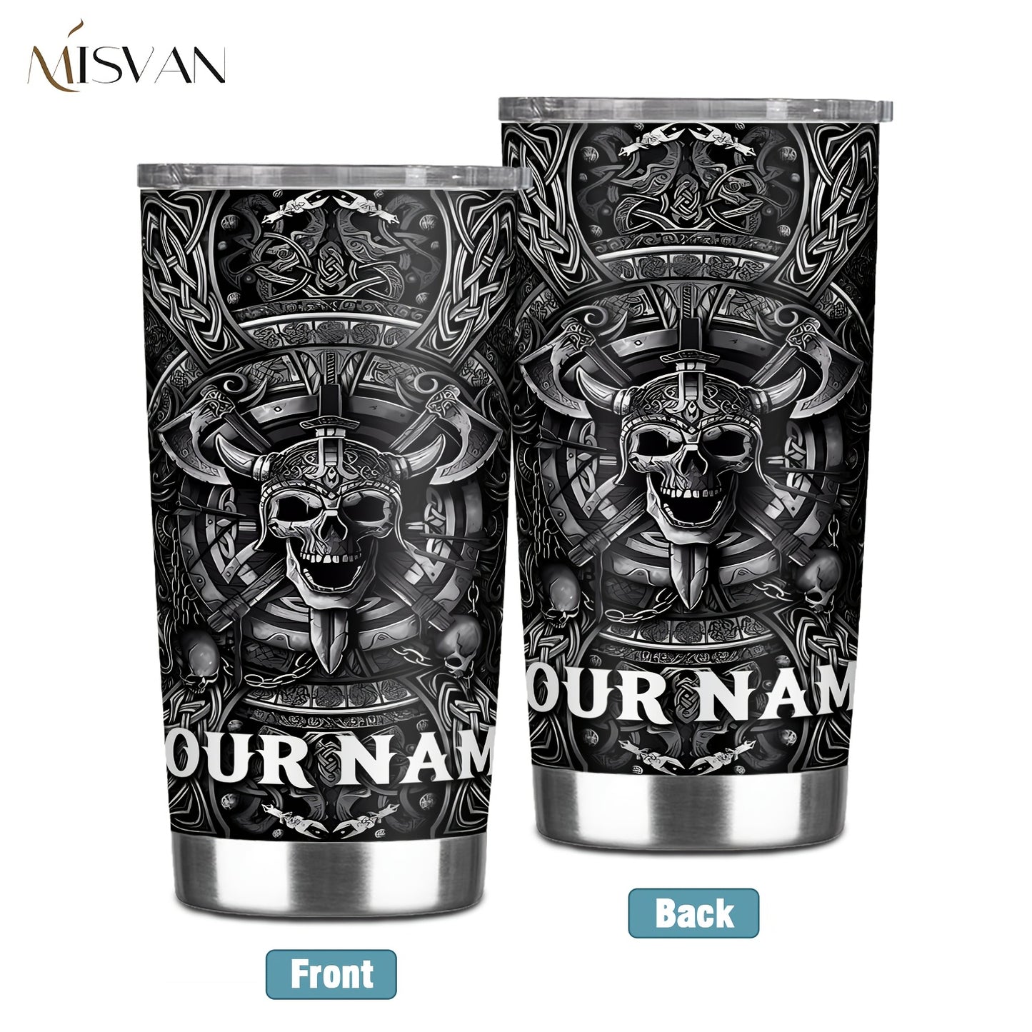 [Custom] 1pc, Beautiful and Personalized Print. 20oz, 22oz, 40oz Steel Insulated Bottle Cups with Lids. Drinkware for Summer and Winter. Outdoor Travel Sports Accessories. The Best Gift for Mother's Day, Father's Day, Other F