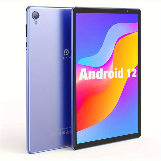 PRITOM 10.1 Inch Android 12 Tablet, 4GB DDR (2GB+2GBExpansion)RAM, 32GB ROM, 6000mAh, Quad Core Processor, 10 Inch Tablet, Android Tablet High-definition IPS Screen, Camera, Wi Fi, Google, PC, Pad Tablet