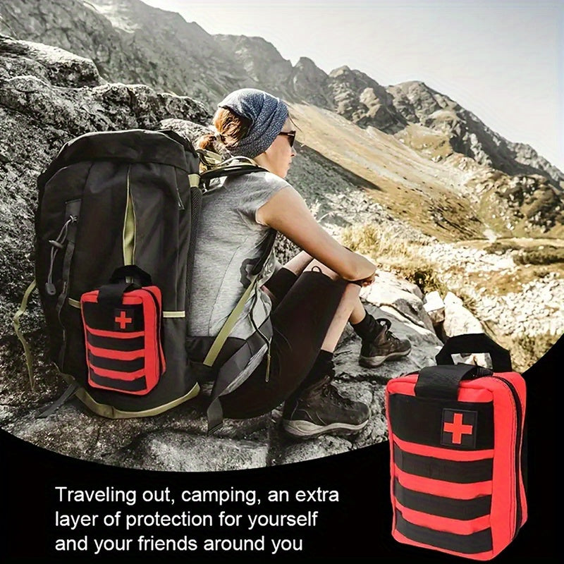 ROORUNS 152/ 338pcs Adventure Essentials Kit - Emergency Preparedness Set for Hiking, Car Travel & Family Safety, Survival Tools with Compact Medical Suitable for Camping and Adventure - The Perfect Gift for Both Men and Wome