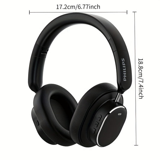 Philips Wireless Bluetooth Headphones, ANC Hybrid Active Noise Cancelling Headphones, Over-Ear Wireless Headphones, Wireless On-Ear Bluetooth Headphones, HiFi Stereo with Microphone, ANC Active Noise Cancelling Headphones, Fo