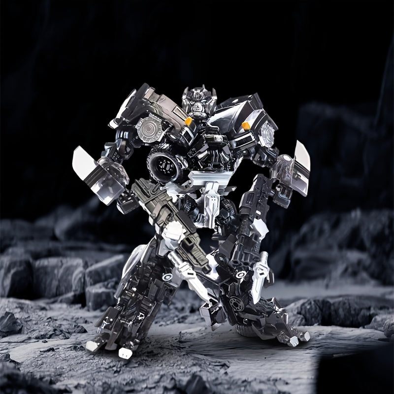Official Transformers Robot Armor Model - Equipped with 2 Guns, 2 Darts, Fine Armor Panels, Movable Limbs and Compatible Truck, Collectible Action Figure Display or Game Use - Transformers Fan Birthday Gift