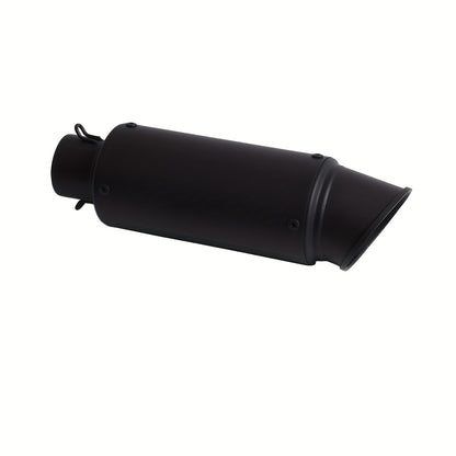 [Stainless Steel Pipe] 1pc of oblique stainless steel motorcycle exhaust pipe, high temperature resistant, suitable for most motorcycles (caliber 51mm)