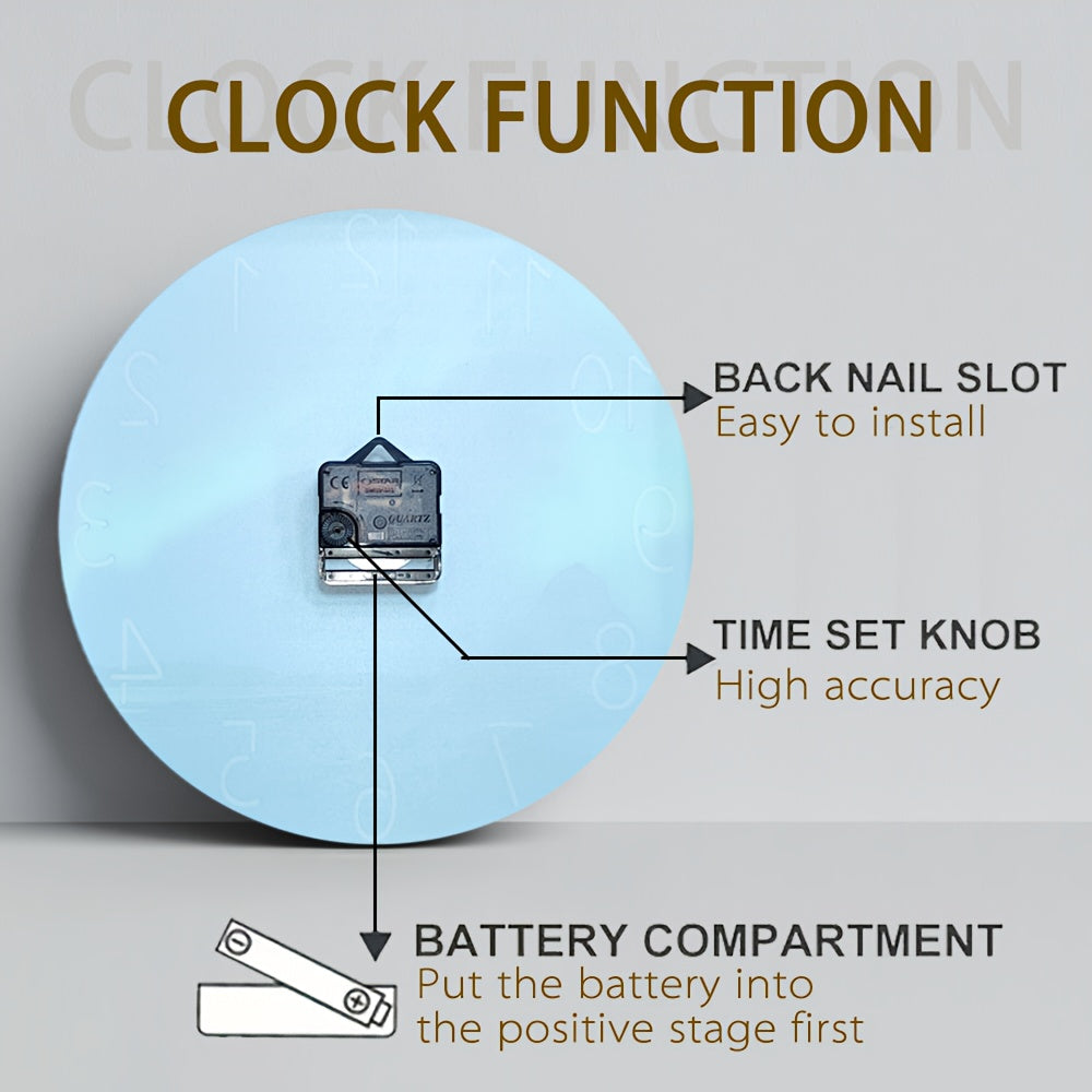 1pc Tooth X-ray Perspective Creative Glass Wall Clock, 11.81-inch Silent Quartz Movement, Non-Luminous Tempered Glass, Tooth Perspective Design, Battery Powered (AA Not Included), Soft Glow Effect, Ideal for Home Decor, Clini