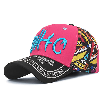 Korean-style Baseball Cap | Casual Fashion Letter Embroidery, Outdoor, Breathable Adjustable Unisex Snapback Cap for Men and Women