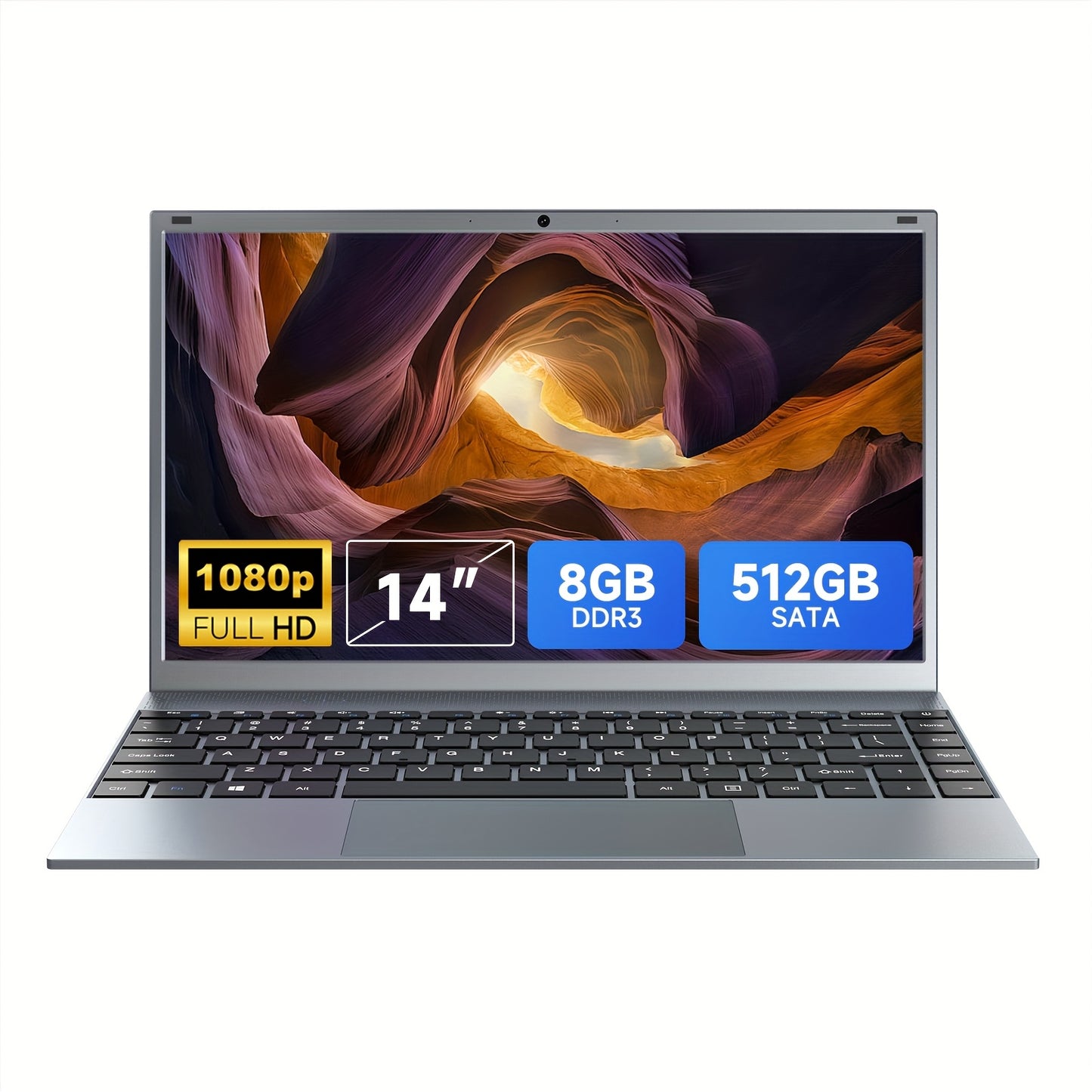 The Newly Released 14-Inch Ultra-Slim Laptop Is Perfect for Business, Gaming, And Office Use, Making It Portable And Lightweight. It Features an Intel Pentium J3710 Processor (Up to 2.64Ghz), 8GB of RAM