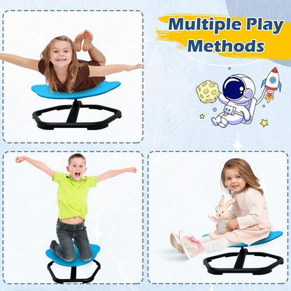 Training Chair, Sensory Swivel Chair, Spinning Chair, Sit and Spin for Improving Body Coordination, 360° Rotating Seat, Metal Base