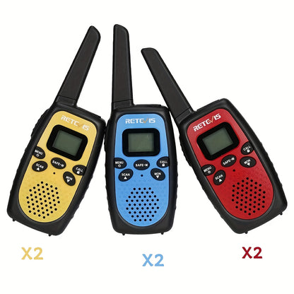 3/6/9/12pcs Walkie Talkies, 6-Pack Portable RT628S Walkie Talkies, 2-Way Radio with Long Range, Safe Mode, and VOX, Ideal for Keeping in Touch with Neighbors and Family Members, Walkie Talkies for Camping, Hiking, and Adventu
