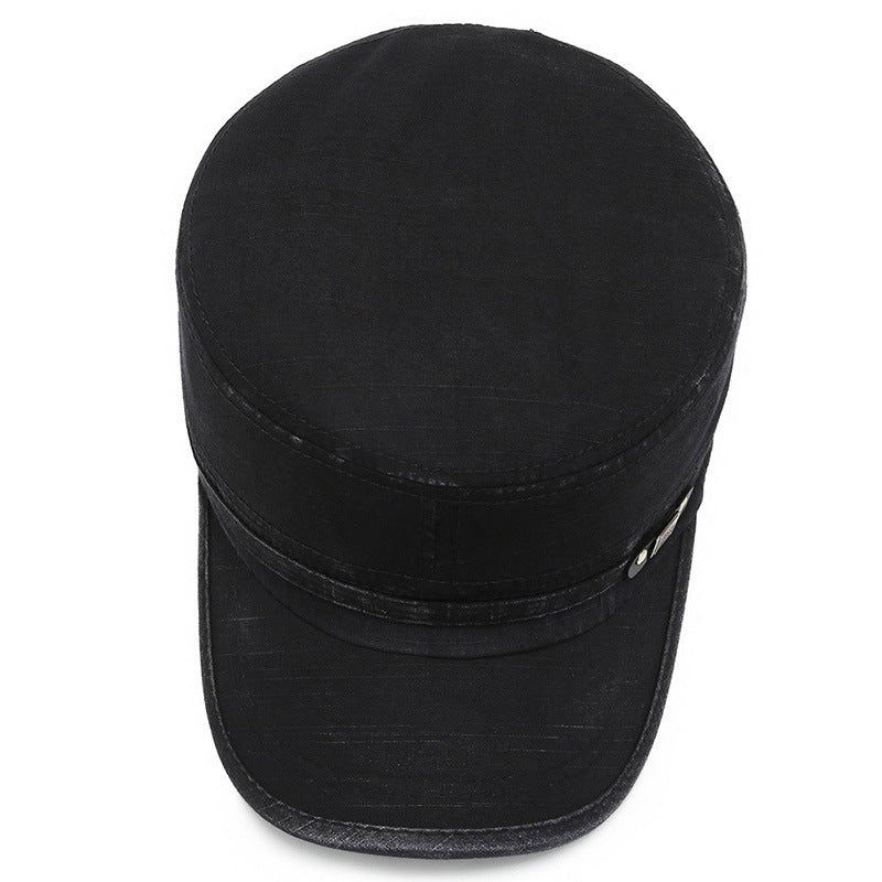 Two Men'S Outdoor Flat Caps, Spring And Autumn Baseball Hats, Casual Flat Caps, Duckbill Hats - Adjustable Trucker Hats