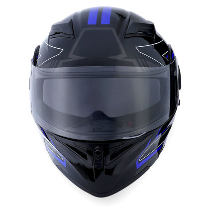 MOTORCYCLE MODULAR FULL FACE HELMET FLIP UP DUAL VISOR HELMET