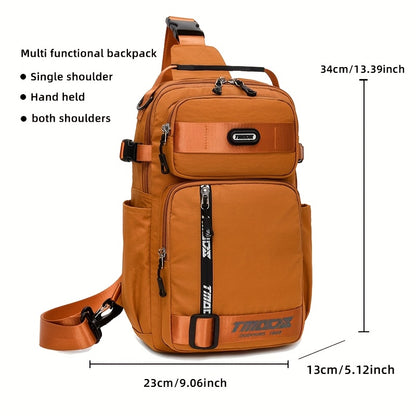 Unisex Fashion Anti-Theft Crossbody Bag - Lightweight Oxford Material, Secure Zip Closure, Adjustable Strap, Perfect for Travel & Everyday Use, Crossbody Ba